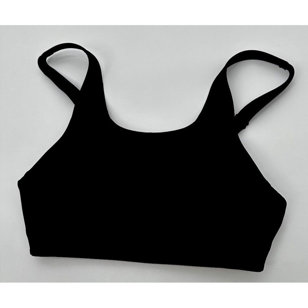 Athleta Advance Sprint Sports Bra Black Padded 632006 Womens Sz 32B